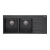 Zlewozmywak Reginox BREDA 30 BLACK SILVERY
